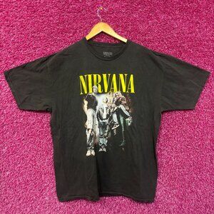 Nirvana Grunge Live Rock Tshirt size Large